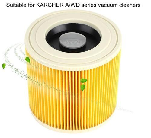 Filter Vacuum Cleaner Element dgn Lock Catch Untuk Karcher Seri A/WD