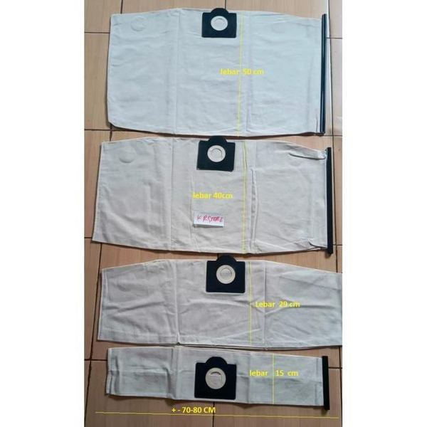 Kantong debu besar kain dust bag vacuum cleaner karcher dsb.
