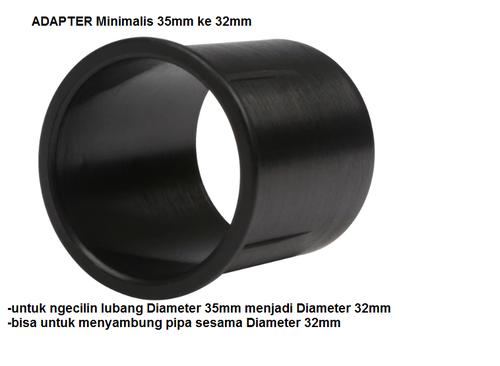 Adapter Vacuum Cleaner Minimalis untuk Diameter 35mm Menjadi 32mm