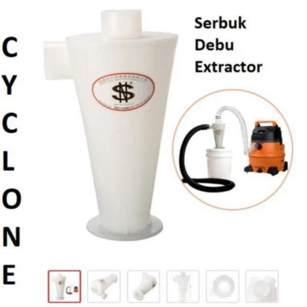 Dust Collector Industrial Extractor Woodworking Cyclone Vacuum Cleaner