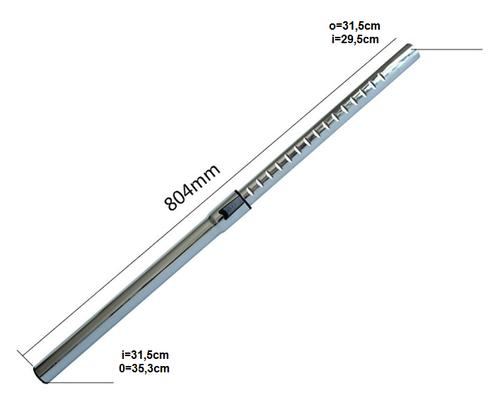 32mm Metal Telescopic Pipe Straight Extension Tube Vacuum Cleaner