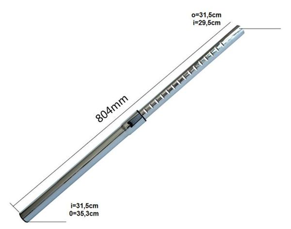 32mm Metal Telescopic Pipe Straight Extension Tube Vacuum Cleaner