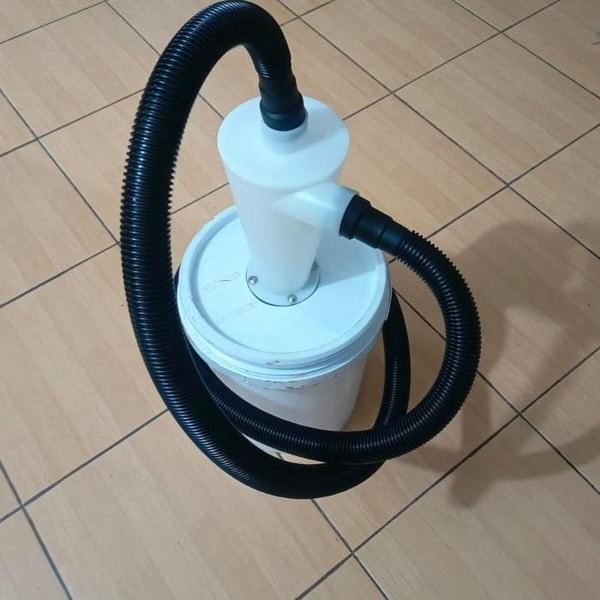 Dust Collector Industrial Extractor Woodworking Cyclone Vacuum Cleaner Siap Pakai
