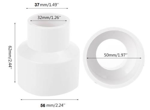 Adapter Reducer Vacuum Cleaner Cyclone Dust Collector Powertool